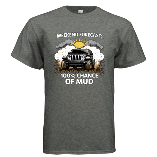 Weekend Forecast Shirt-duckduckjeep-offroad-wrangler-gladiator-3d-jeep duck-custom duck-Jeep-The Quacktory-Fun Jeep Ducks-Ducks4Jeep