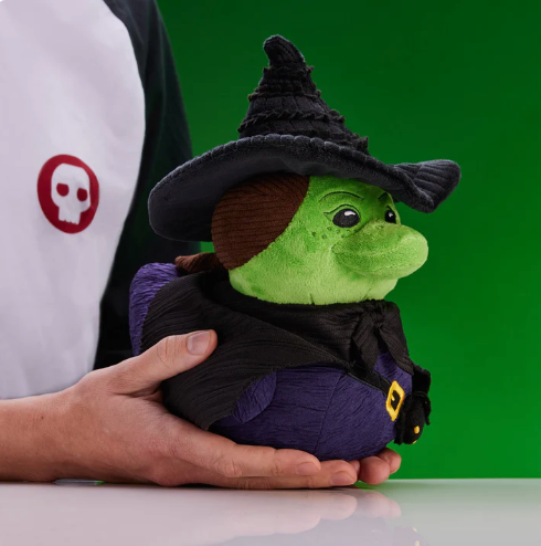 Wicked: Elphaba TUBBZ Duck Plushie-duckduckjeep-offroad-wrangler-gladiator-3d-jeep duck-custom duck-Jeep-The Quacktory-Fun Jeep Ducks-Ducks4Jeep