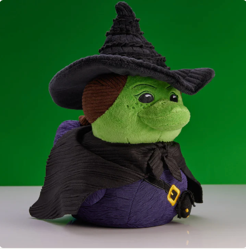 Wicked: Elphaba TUBBZ Duck Plushie-duckduckjeep-offroad-wrangler-gladiator-3d-jeep duck-custom duck-Jeep-The Quacktory-Fun Jeep Ducks-Ducks4Jeep