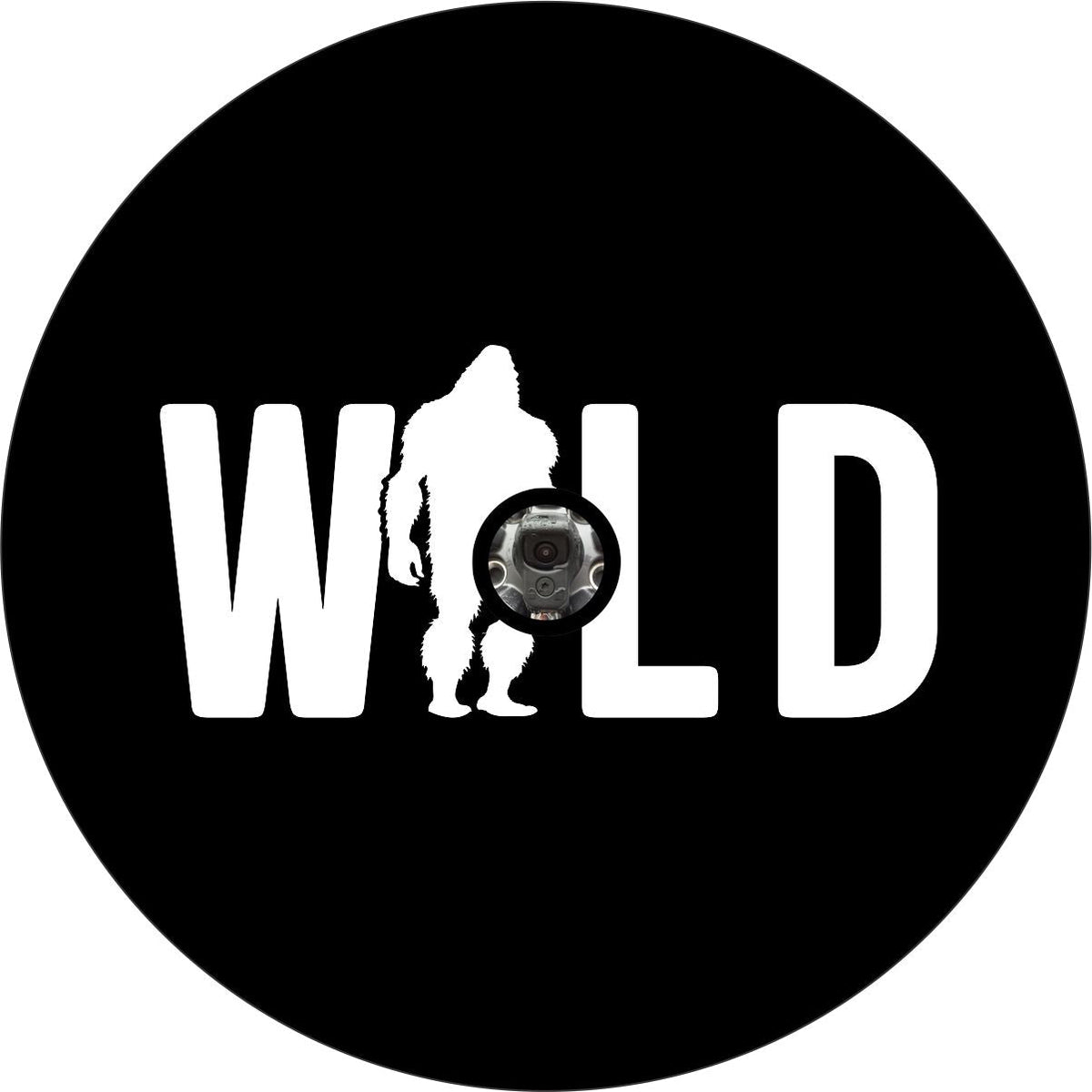 Wild Bigfoot - Sasquatch Spare Tire Cover for Bronco, Jeep, RV, Camper, Van, & More-duckduckjeep-offroad-wrangler-gladiator-3d-jeep duck-custom duck-Jeep-The Quacktory-Fun Jeep Ducks-Ducks4Jeep