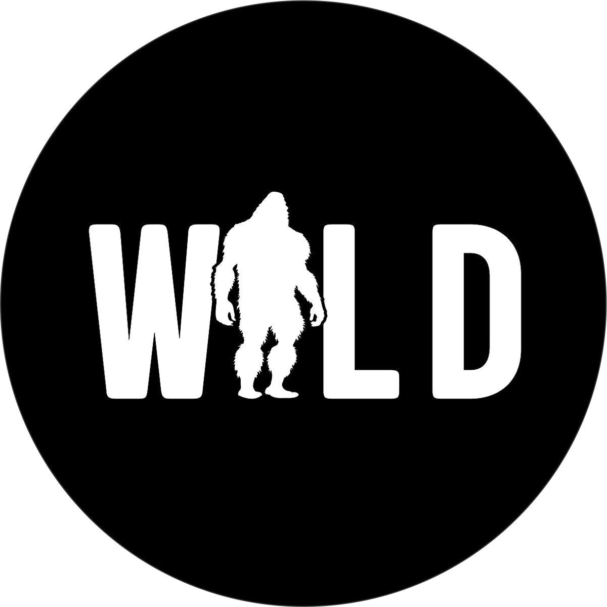 Wild Bigfoot - Sasquatch Spare Tire Cover for Bronco, Jeep, RV, Camper, Van, & More-duckduckjeep-offroad-wrangler-gladiator-3d-jeep duck-custom duck-Jeep-The Quacktory-Fun Jeep Ducks-Ducks4Jeep