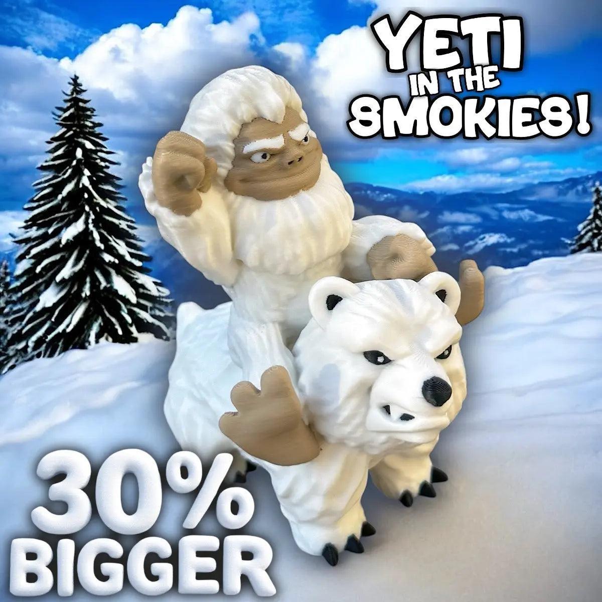 Yeti in the Smokies - DeskMate-duckduckjeep-offroad-wrangler-gladiator-3d-jeep duck-custom duck-Jeep-The Quacktory-Fun Jeep Ducks-Ducks4Jeep
