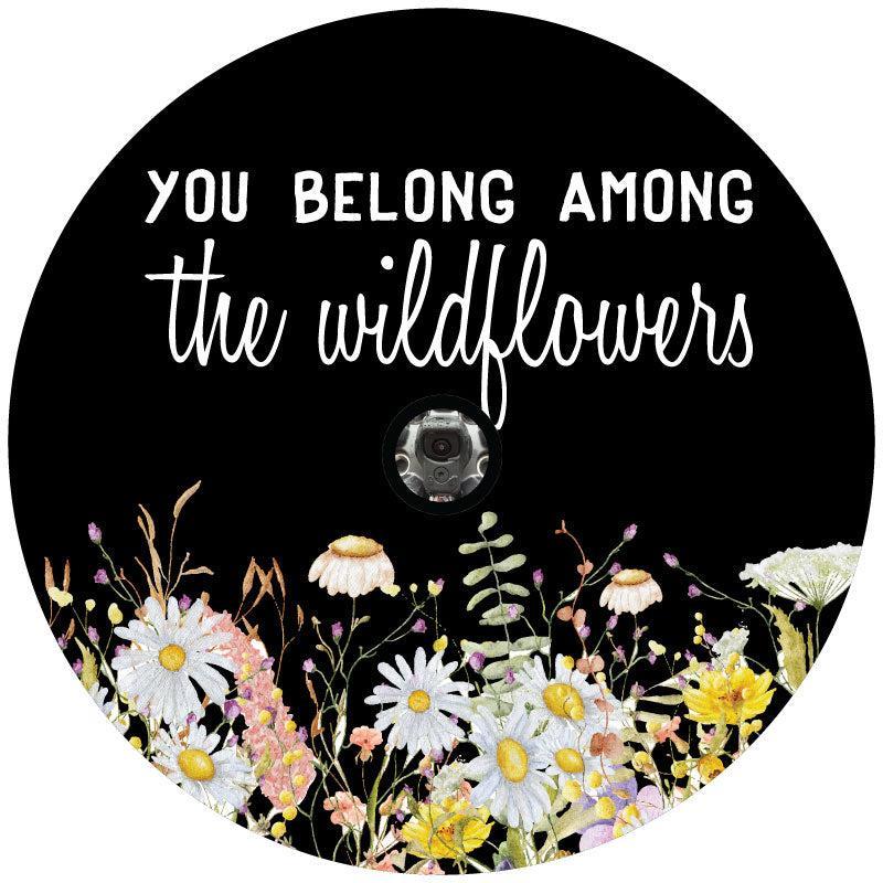 You Belong Among The Wildflowers Watercolor Spare Tire Cover for Campers, Jeeps, Broncos, RV, & More-duckduckjeep-offroad-wrangler-gladiator-3d-jeep duck-custom duck-Jeep-The Quacktory-Fun Jeep Ducks-Ducks4Jeep