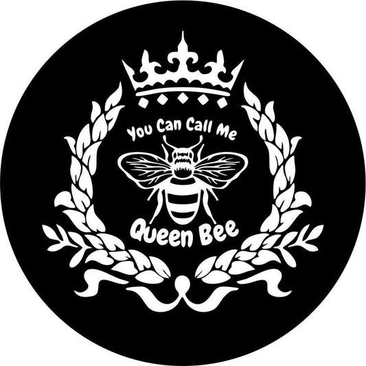 You Can Call Me Queen Bee Spare Tire Cover Design for Jeep, Campers, Broncos & More-duckduckjeep-offroad-wrangler-gladiator-3d-jeep duck-custom duck-Jeep-The Quacktory-Fun Jeep Ducks-Ducks4Jeep