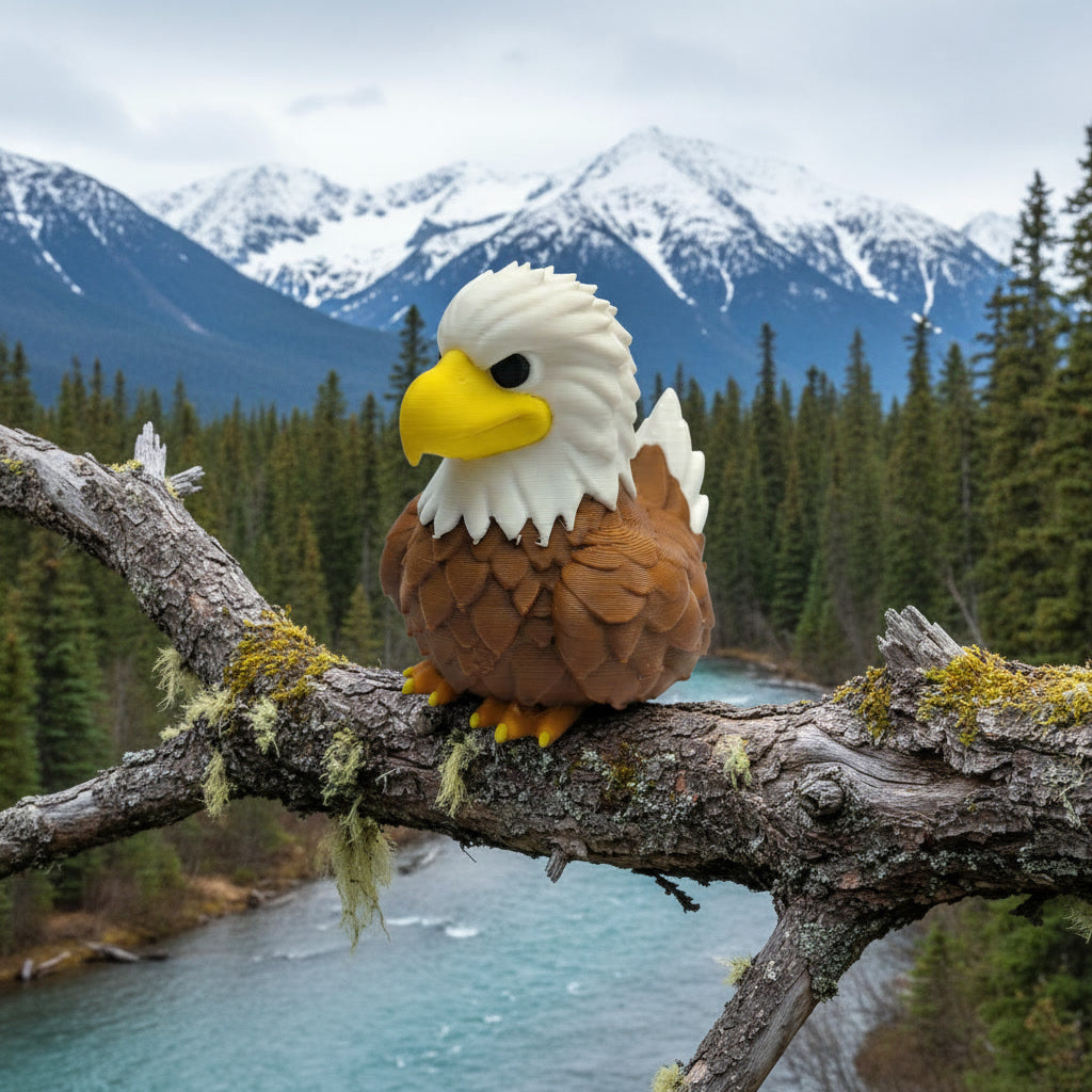 Alaskan Wildlife Series - Eagle Duck