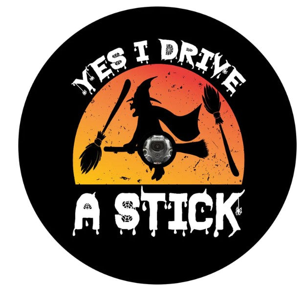 Witch In The Stars (Any Color) Spare Tire Cover